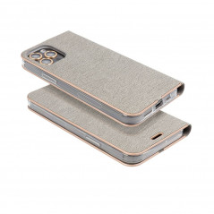 XIAOMI Redmi 12C Wallet Cases LUNA Book Gold Elegant  Silver 