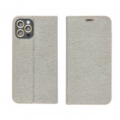 XIAOMI Redmi 12C Wallet Cases LUNA Book Gold Elegant  Silver 