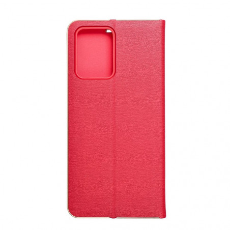 XIAOMI Redmi Note 12 5G Wallet Cases LUNA Book Gold Elegant  Red