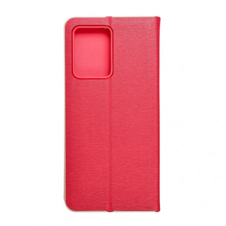 XIAOMI Redmi Note 12 Pro Plus 5G Wallet Cases LUNA Book Gold Elegant  Red