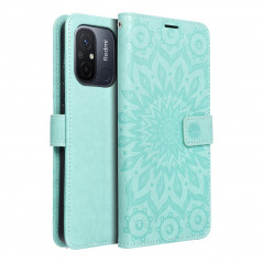 XIAOMI Redmi 12C Wallet Cases MEZZO Book Mandala  Green