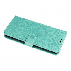 XIAOMI Redmi 12C Wallet Cases MEZZO Book Mandala  Green 