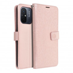 XIAOMI Redmi 12C Wallet Cases MEZZO Book Mandala  Rose gold