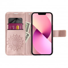 XIAOMI Redmi 12C Wallet Cases MEZZO Book Mandala  Rose gold 