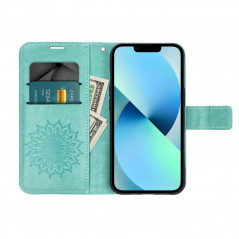 XIAOMI Redmi Note 12 4G Wallet Cases MEZZO Book Mandala  Green 