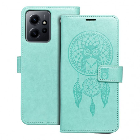 XIAOMI Redmi Note 12 4G Wallet Cases MEZZO Book Dreamcatcher  Green 