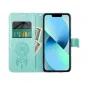 XIAOMI Redmi Note 12 4G Wallet Cases MEZZO Book Dreamcatcher  Green 