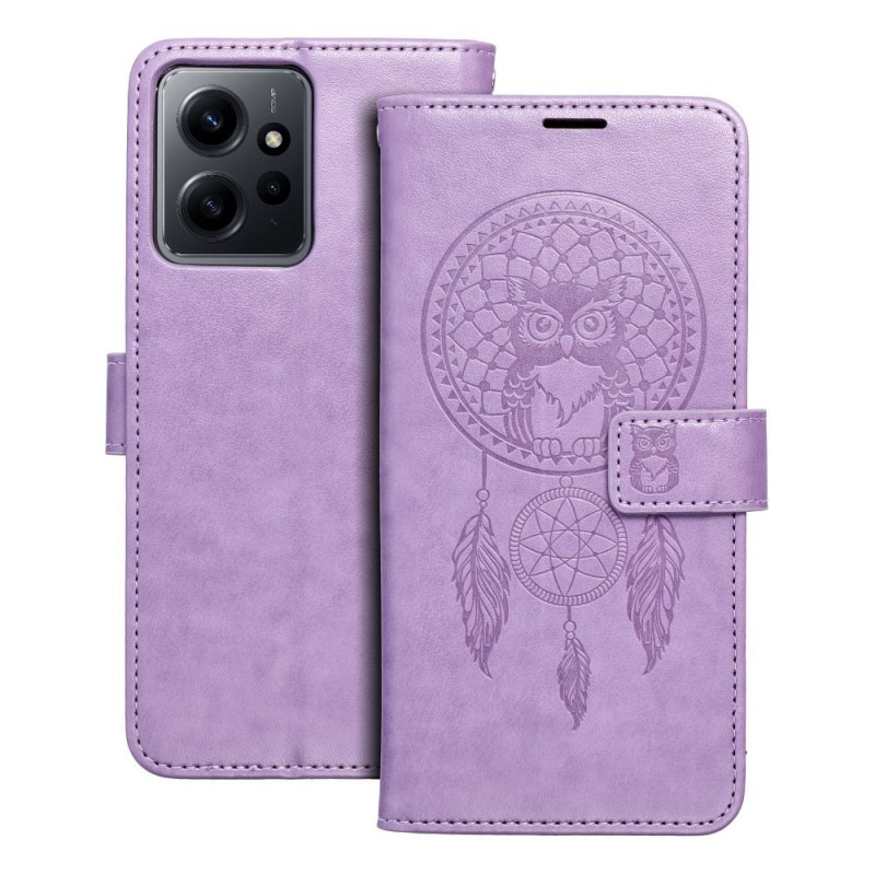 XIAOMI Redmi Note 12 4G Wallet Cases MEZZO Book Dreamcatcher  Purple 