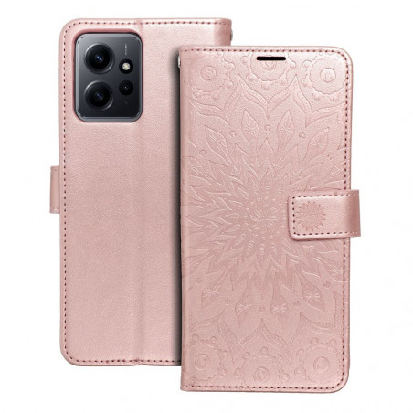 XIAOMI Redmi Note 12 5G Wallet Cases MEZZO Book Mandala  Rose gold 