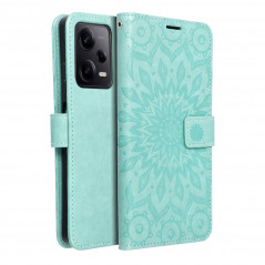 XIAOMI Redmi Note 12 Pro 5G Wallet Cases MEZZO Book Mandala  Green