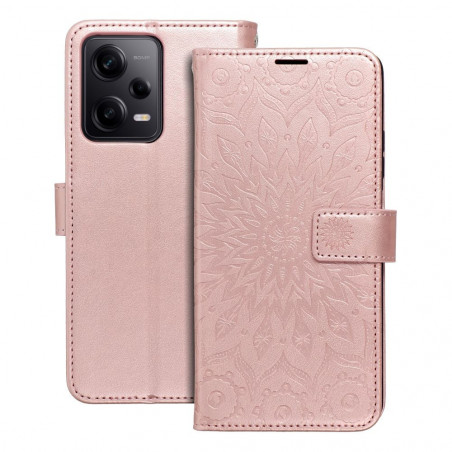 XIAOMI Redmi Note 12 Pro 5G Wallet Cases MEZZO Book Mandala  Rose gold 