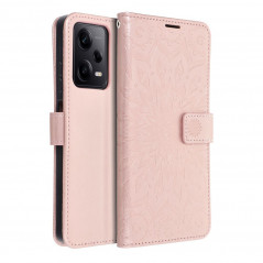 XIAOMI Redmi Note 12 Pro 5G Wallet Cases MEZZO Book Mandala  Rose gold 