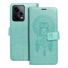 XIAOMI Redmi Note 12 Pro 5G Wallet Cases MEZZO Book Dreamcatcher  Green 