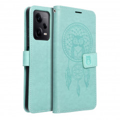 XIAOMI Redmi Note 12 Pro 5G Wallet Cases MEZZO Book Dreamcatcher  Green 