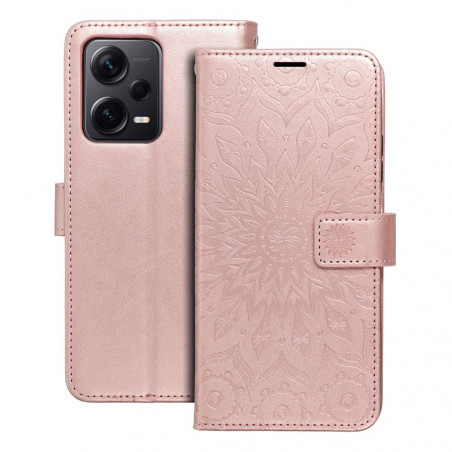 XIAOMI Redmi Note 12 Pro Plus 5G Wallet Cases MEZZO Book Mandala  Rose gold 