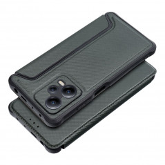 XIAOMI Redmi Note 12 Pro Plus 5G Wallet Cases Razor Book Carbon Fibre, Carbon pattern  Dark green 