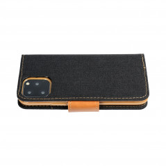 XIAOMI Redmi 12C Wallet Cases CANVAS Book Black 