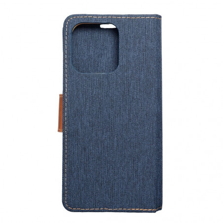 XIAOMI Redmi 12C Wallet Cases CANVAS Book Navy blue 