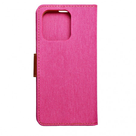 XIAOMI Redmi 12C Wallet Cases CANVAS Book Pink 