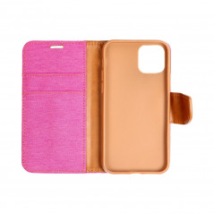 XIAOMI Redmi Note 12 4G Wallet Cases CANVAS Book Pink 