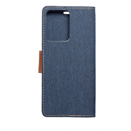 XIAOMI Redmi Note 12 Pro 5G Wallet Cases CANVAS Book Navy blue 