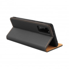 XIAOMI Redmi 12C Wallet Cases Leather case SMART PRO Elegant  Black 