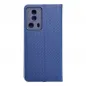 XIAOMI 13 Lite Wallet Cases LUNA Book Carbon Carbon Fibre, Elegant  Blue 