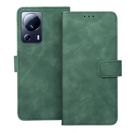 XIAOMI 13 Lite Wallet Cases TENDER Book Green 