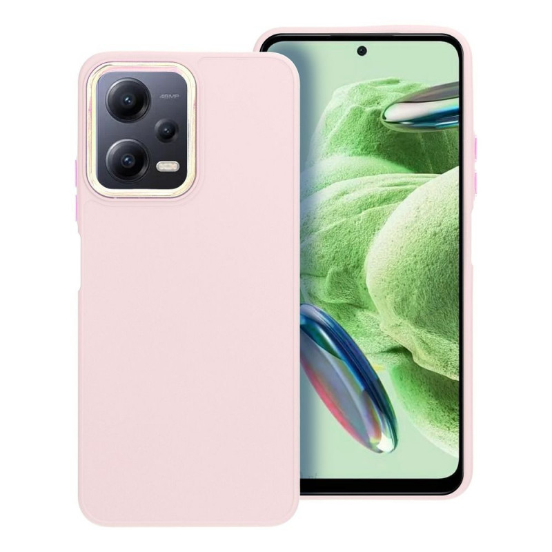 XIAOMI Redmi Note 12 5G Case FRAME Elegant  Powder pink 