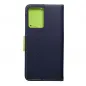 XIAOMI Redmi Note 12 4G Wallet Cases Fancy Book Navy / Lime 