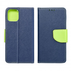 XIAOMI Redmi Note 12 4G Wallet Cases Fancy Book Navy / Lime 