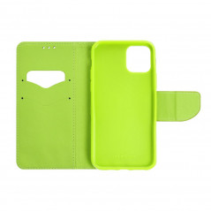 XIAOMI Redmi Note 12 4G Wallet Cases Fancy Book Navy / Lime 