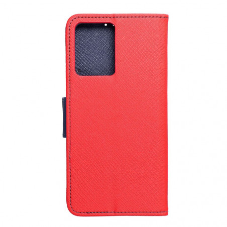 XIAOMI Redmi Note 12 4G Wallet Cases Fancy Book Red / Navy 