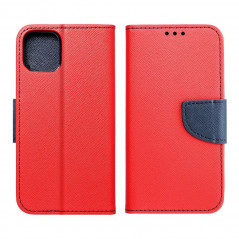 XIAOMI Redmi Note 12 4G Wallet Cases Fancy Book Red / Navy 