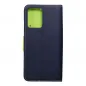 XIAOMI Redmi Note 12 5G Wallet Cases Fancy Book Navy / Lime 