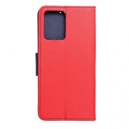 XIAOMI Redmi Note 12 5G Wallet Cases Fancy Book Red / Navy 