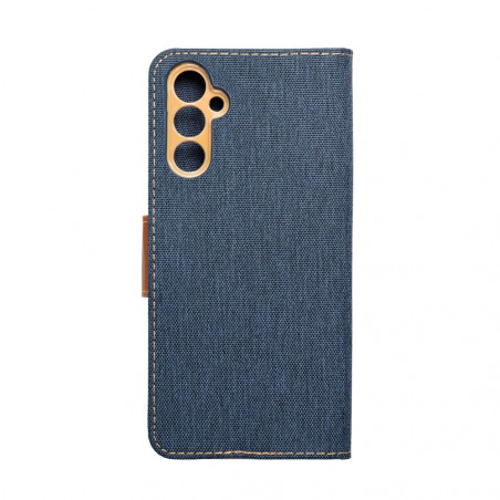 Samsung Galaxy A14 LTE Wallet Cases CANVAS Book Navy blue 