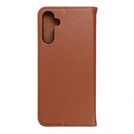 Samsung Galaxy A14 LTE Wallet Cases Leather case SMART PRO Elegant  Brown 