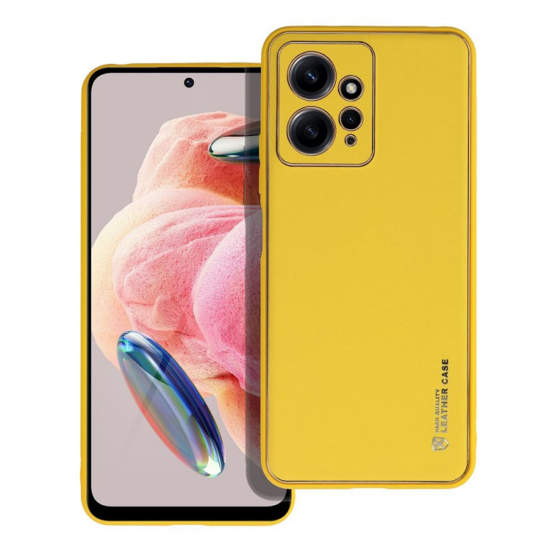 XIAOMI Redmi Note 12 4G Case Leather Yellow 