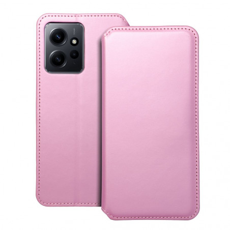 XIAOMI Redmi Note 12 4G Wallet Cases Dual Pocket book Light pink 