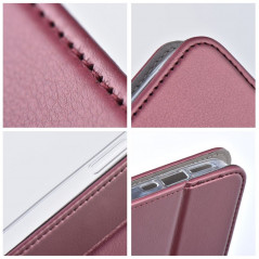 XIAOMI Redmi Note 12 5G Wallet Cases Smart Magneto book Burgundy 