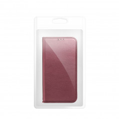 XIAOMI Redmi Note 12 5G Wallet Cases Smart Magneto book Burgundy 