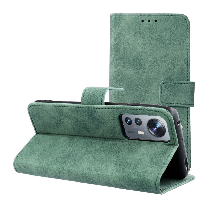 XIAOMI 12 Lite Wallet Cases TENDER Book Green 