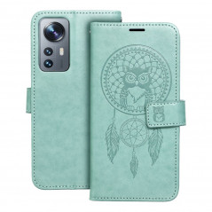 XIAOMI 12 Lite Wallet Cases MEZZO Book Dreamcatcher  Green