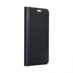 XIAOMI 12 Lite Wallet Cases LUNA Book Gold Elegant  Black