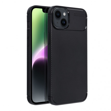 Apple iPhone 14 Case Carbon premium Elegant  Black 