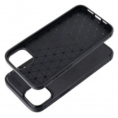 Apple iPhone 14 Case Carbon premium Elegant  Black 