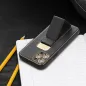 Apple iPhone 14 Case LEATHER Case Kickstand Black 