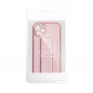 Apple iPhone 14 Case LEATHER Case Kickstand Pink 