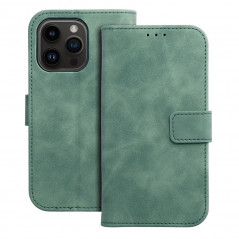 Apple iPhone 14 Pro Wallet Cases TENDER Book Green